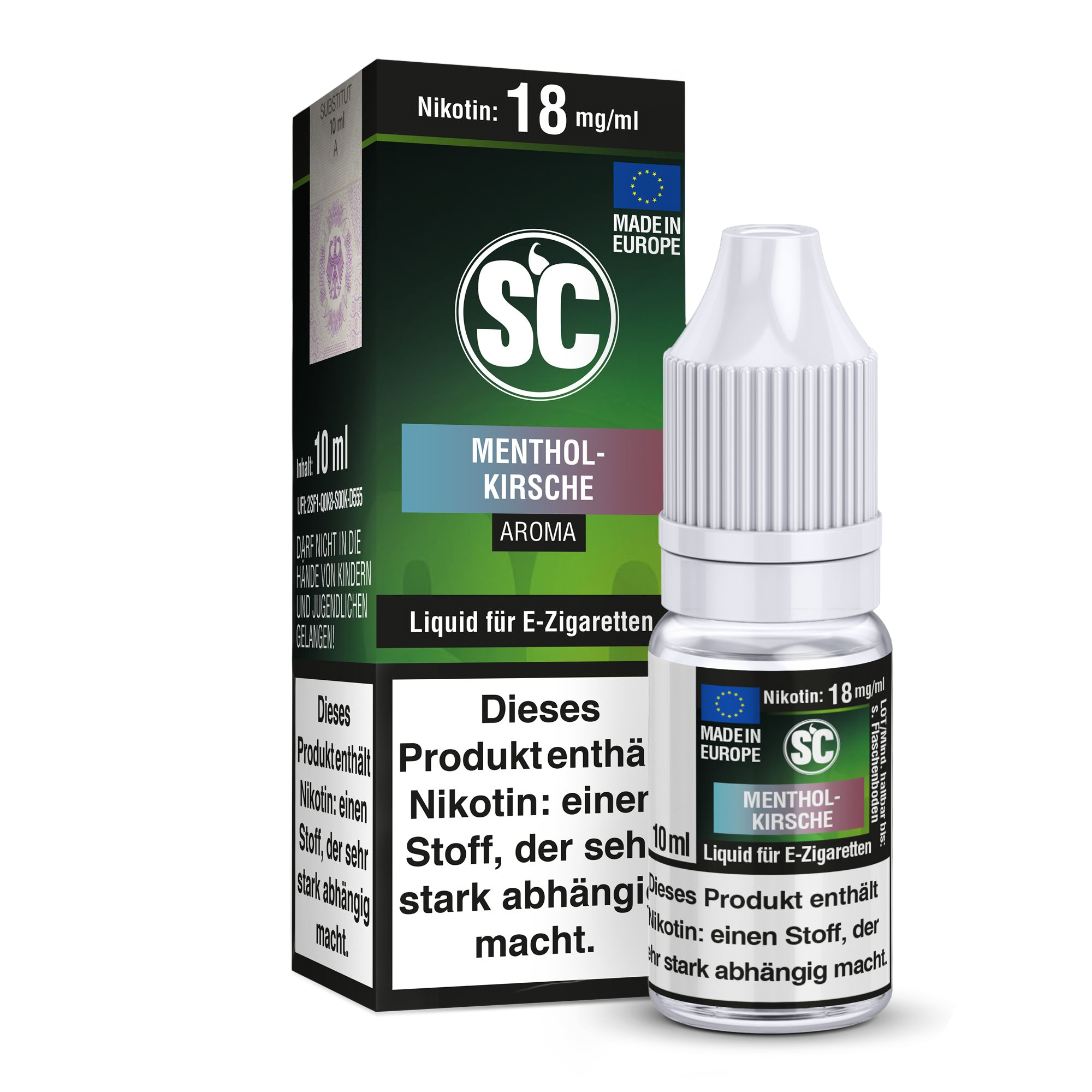 SC - Menthol Kirsche Liquid 0 mg/ml